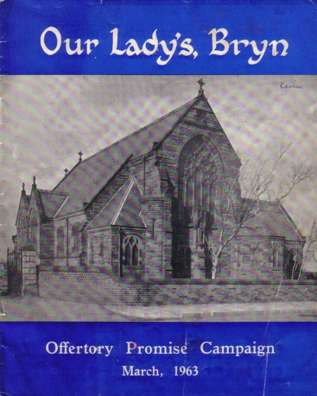 Offertory Promise Campaign, March, 1963.