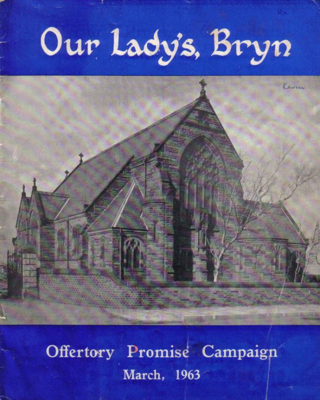 Offertory Promise Campaign, March, 1963. Offertory Promise Campaign, March, 1963.