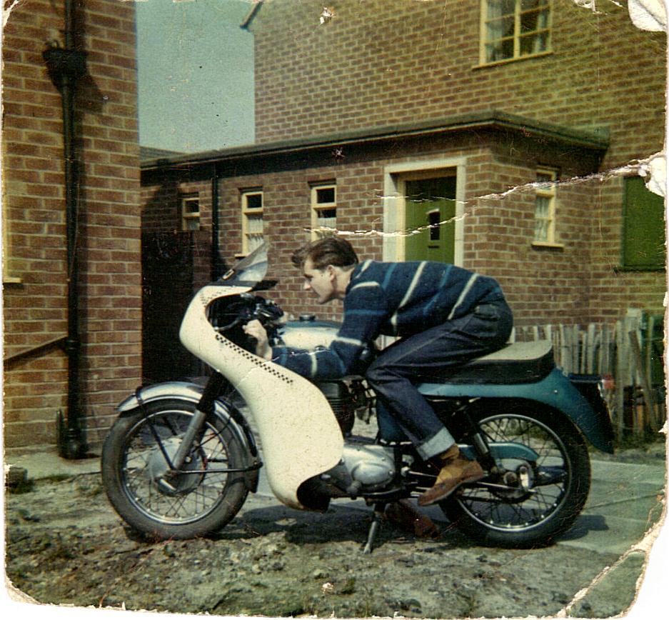 Me posing on my Royal Enfield