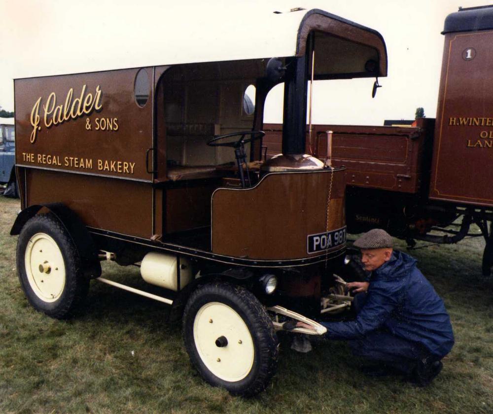 Old steam vehicle Old steam vehicle