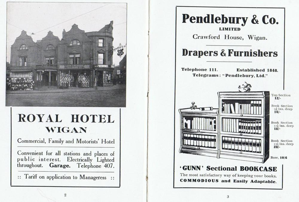 Royal Hotel & Pendlebury &Co 1914 Royal Hotel & Pendlebury &Co 1914