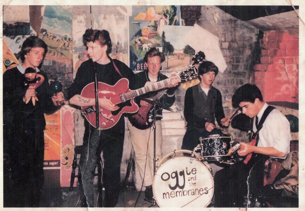 Oggie and the Membranes original lineup Oggie and the Membranes original lineup