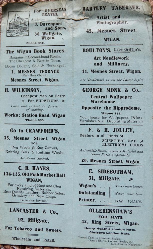 Wigan Libraries Advertising Book Mark 2 Wigan Libraries Advertising Book Mark 2