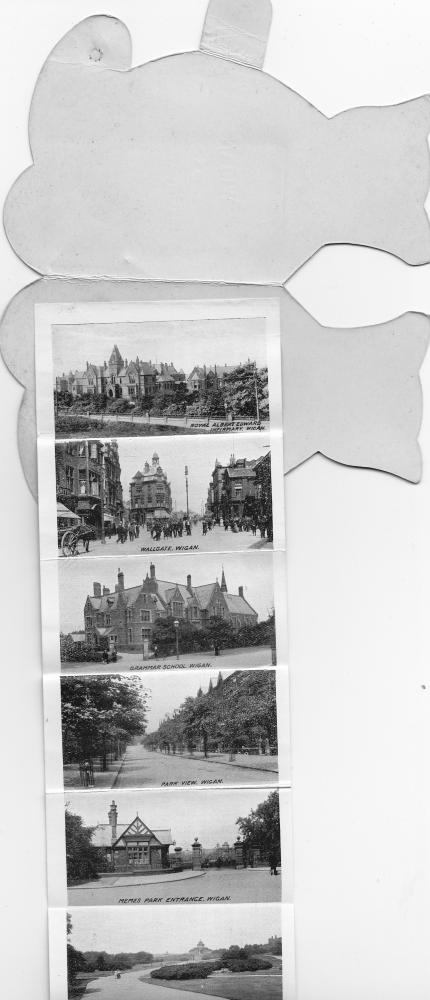 Inside the unusual postal item Inside the unusual postal item