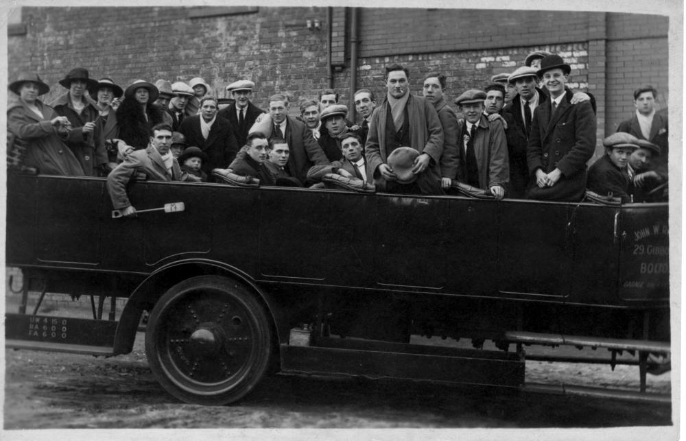 Is this a church outing, possibly St Barnabas, Marsh Green, very aprx 1920