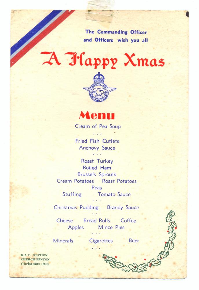 Christmas Menu Christmas Menu