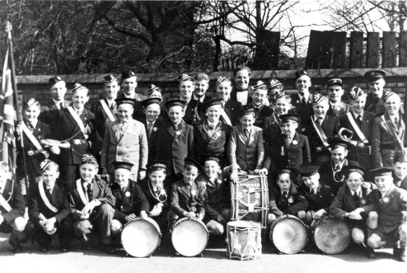 Highfield Boys Brigade, c1954. Highfield Boys Brigade, c1954.