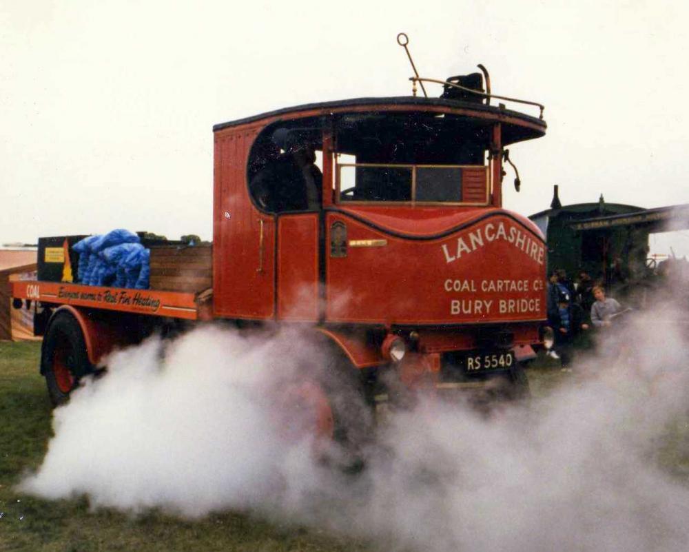 Old steam vehicle Old steam vehicle