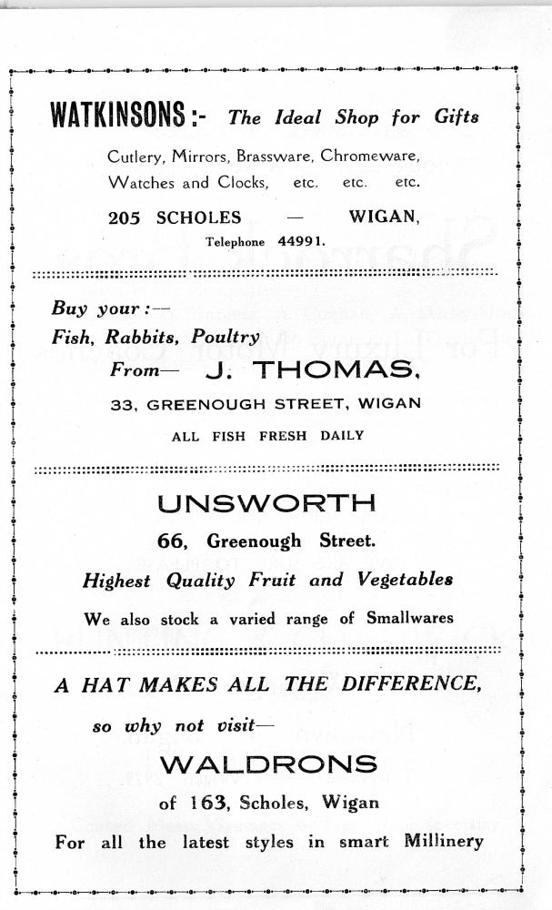 St Catharine's Church Grand Carnival Saturday 21st August 1954 Programme8 St Catharine's Church Grand Carnival Saturday 21st August 1954 Programme8