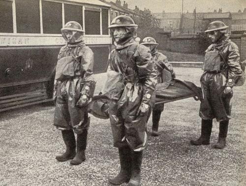 ARP Stretcher Squad Wigan 1939