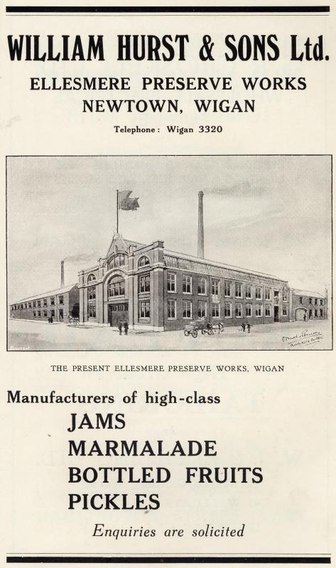William Hurst & Sons Advert c.1940 William Hurst & Sons Advert c.1940