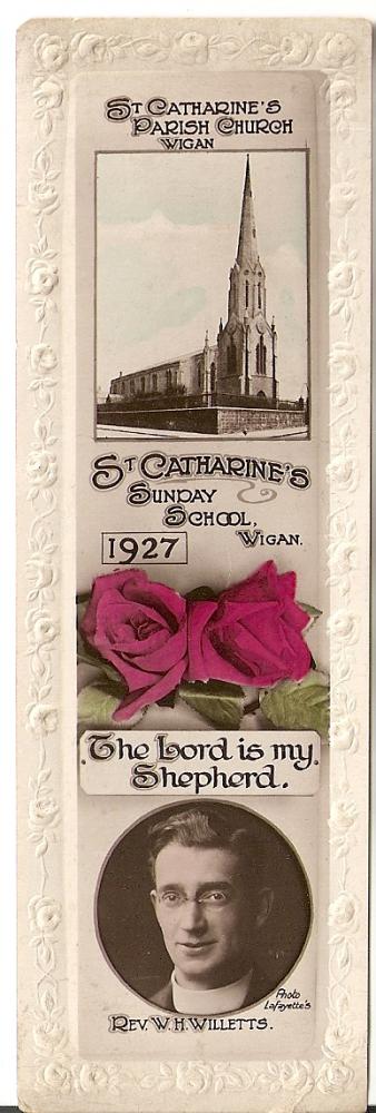 St Catharine's Church Sunday School Bookmark - 1927 St Catharine's Church Sunday School Bookmark - 1927