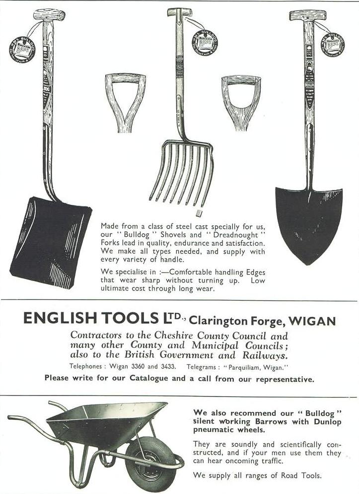 English Tools Advert 1960's English Tools Advert 1960's