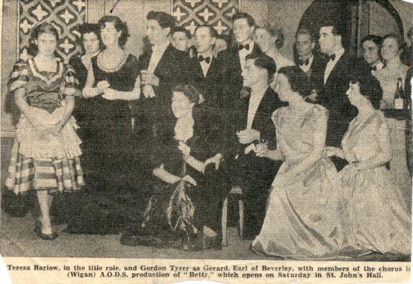 St John's Amateur Operatic Drama Society. Production of "Betty". St John's Amateur Operatic Drama Society. Production of "Betty".