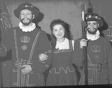Performance of Yeoman of the Guard, 1965. Performance of Yeoman of the Guard, 1965.