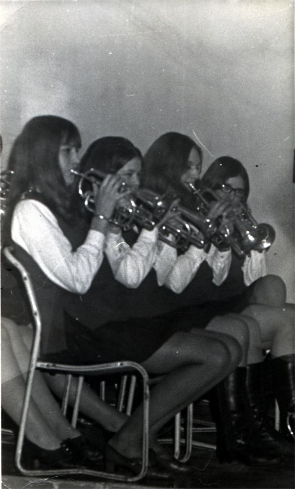 Trinity Girls Front Row Cornets