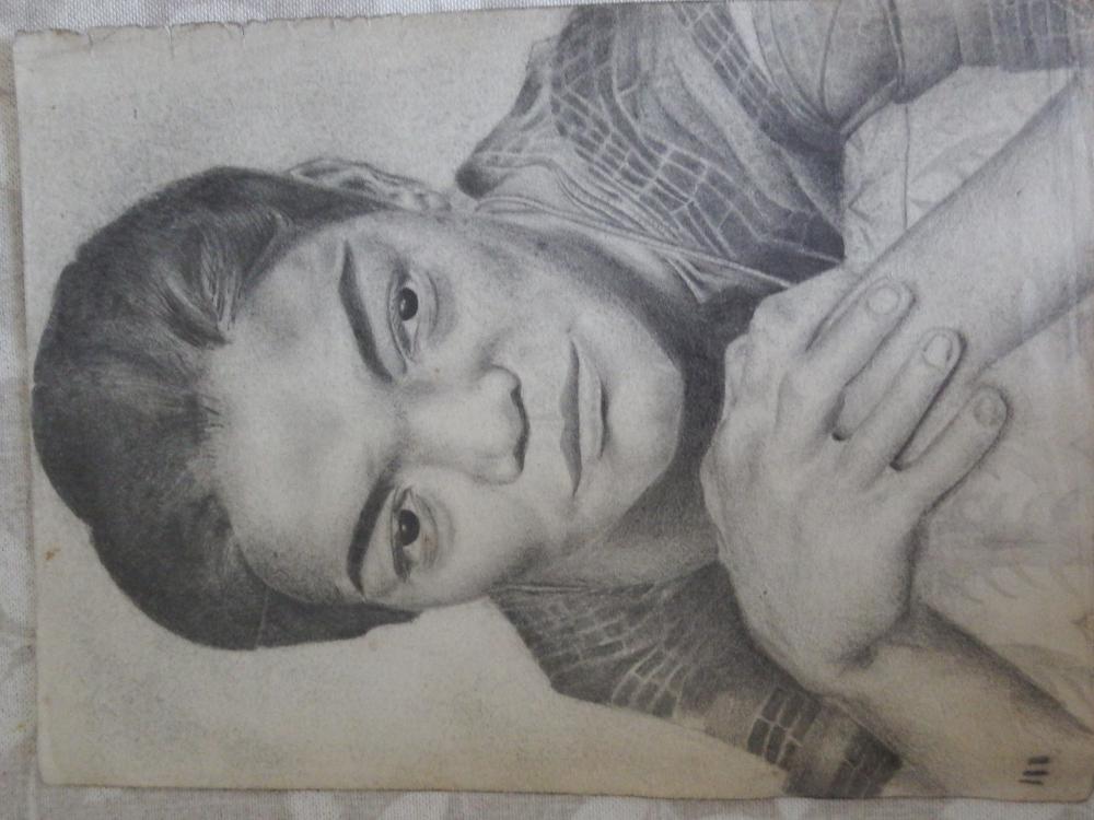 Eddie Smalley's pencil drawing