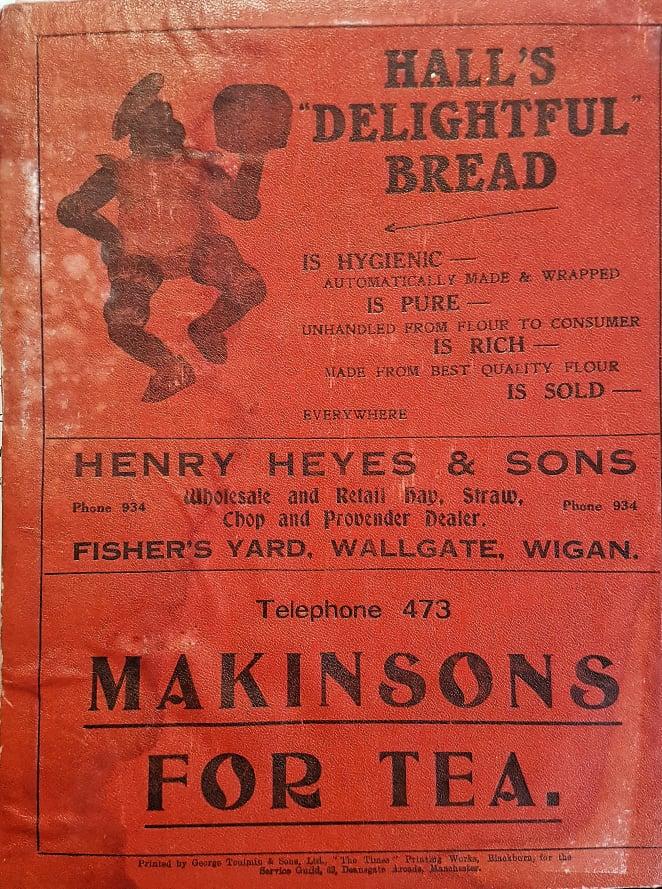 Wigan Adverts 1927 Wigan Adverts 1927