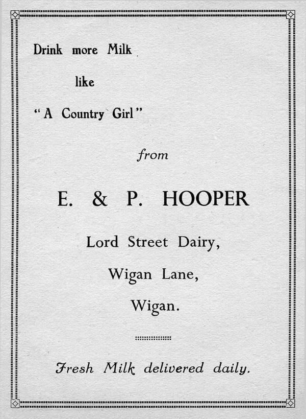 E & P Hooper Dairy, Lord Street, 1956. E & P Hooper Dairy, Lord Street, 1956.