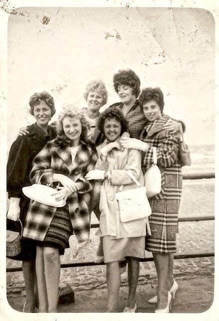 Eileen and friends at Blackpool Eileen and friends at Blackpool