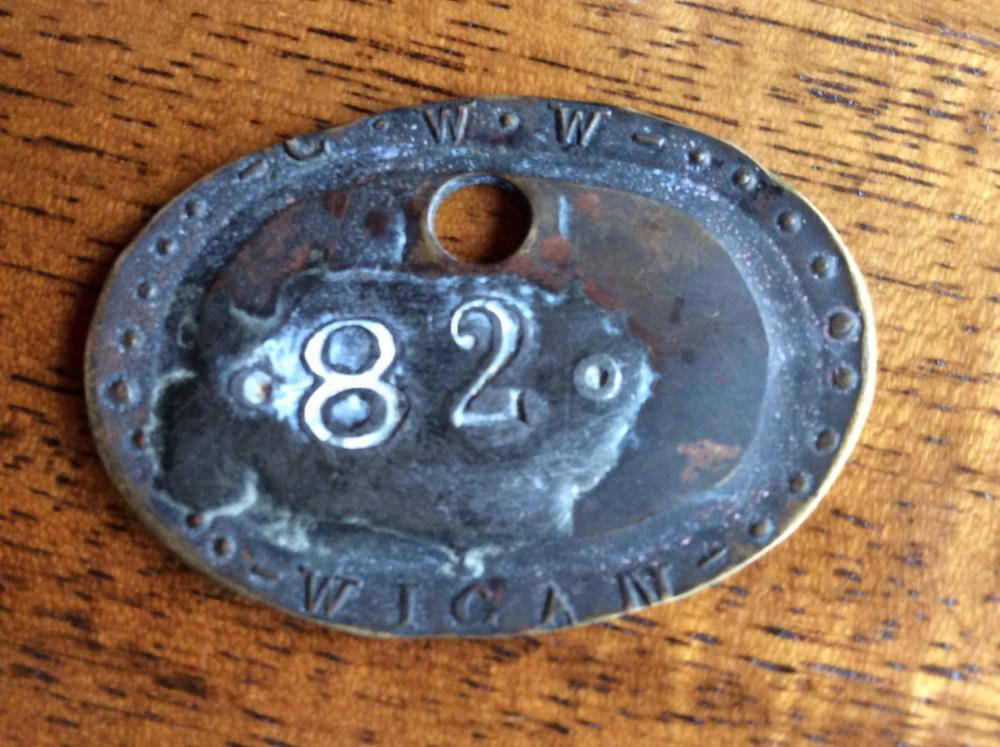 COPPER IDENTIFICATION PLATE