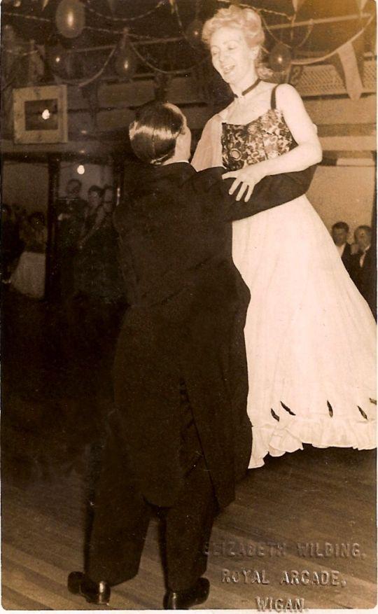 Dancing in Wigan, 1949. Dancing in Wigan, 1949.
