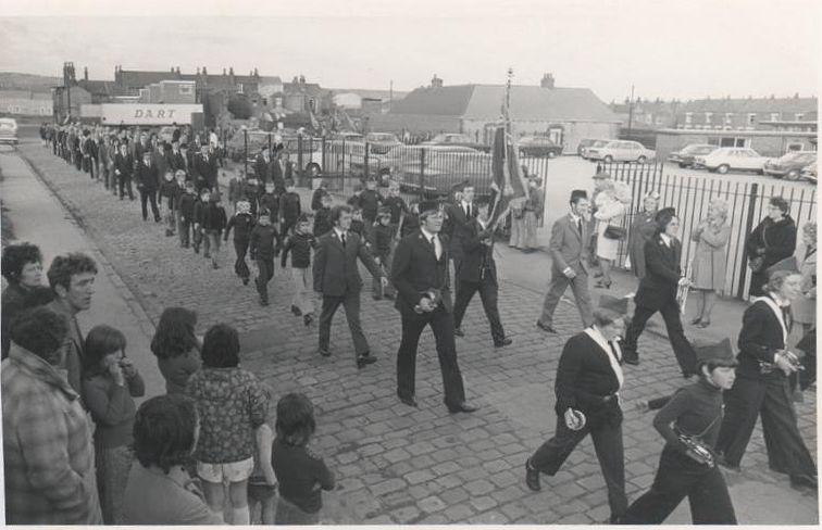 1st Wigan Old Boys Reunion. Taken outside of Ince Central School in 1976. 1st Wigan Old Boys Reunion. Taken outside of Ince Central School in 1976.