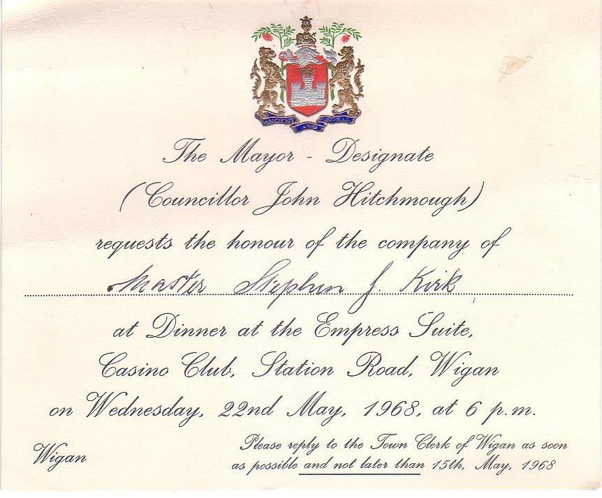 Invitation to Dinner Invitation to Dinner