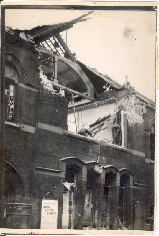 Bomb Damage Greenough Street 5th September, 1940 Bomb Damage Greenough Street 5th September, 1940