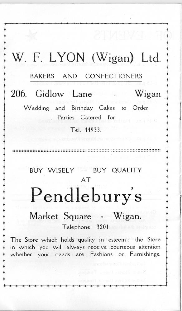 St Catharine's Church Grand Carnival Saturday 21st August 1954 ProgrammeF St Catharine's Church Grand Carnival Saturday 21st August 1954 ProgrammeF