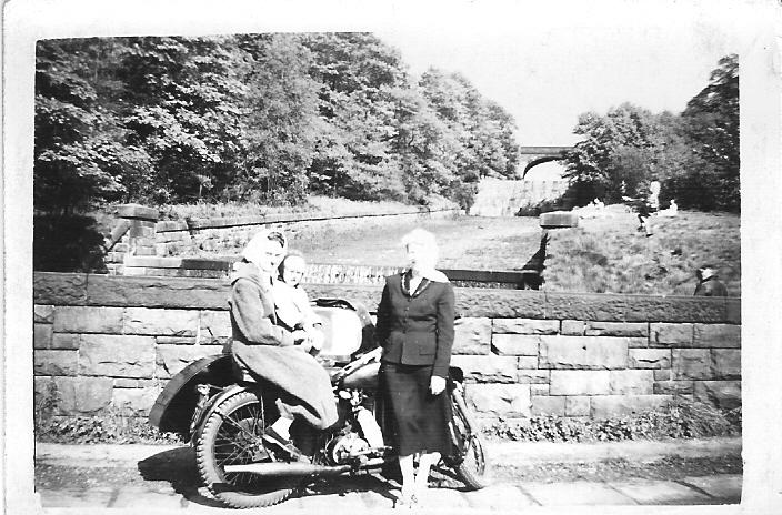 Matchless& sidecar, Rivington 1957?