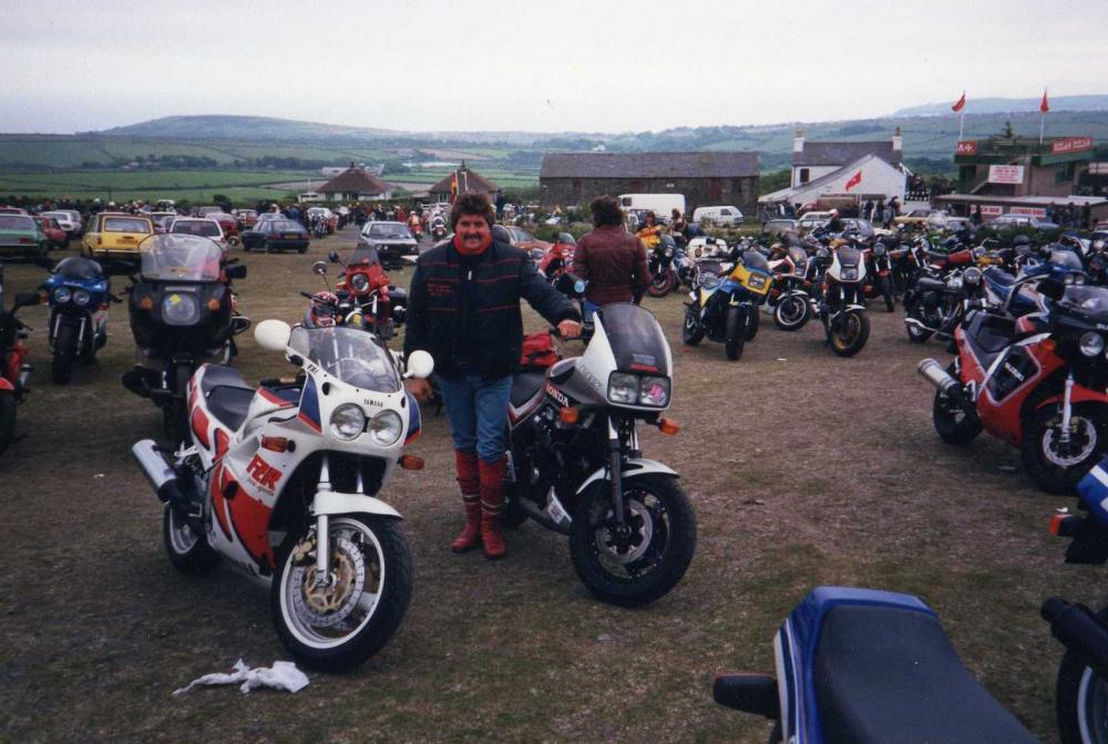 Me with my Honda CBX 1986 TT