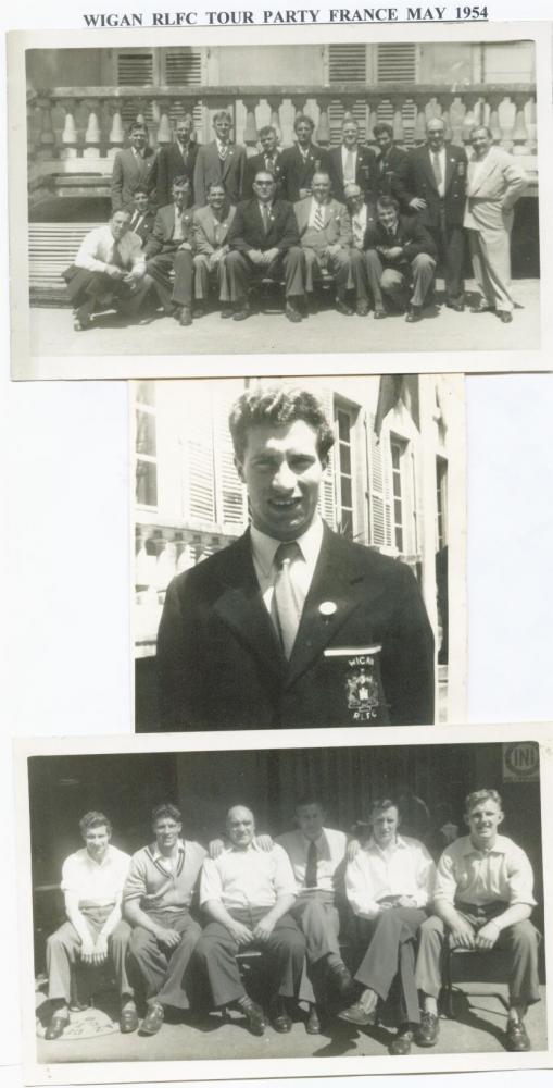Wigan R F C French tour 1954 Wigan R F C French tour 1954