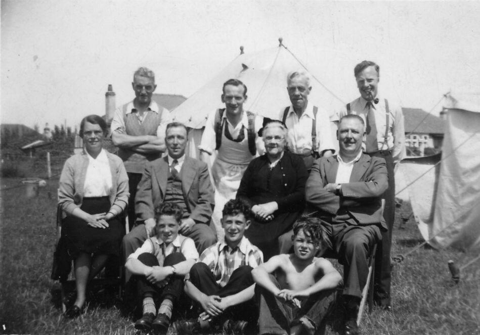 Visitors at Prestatyn. Visitors at Prestatyn.