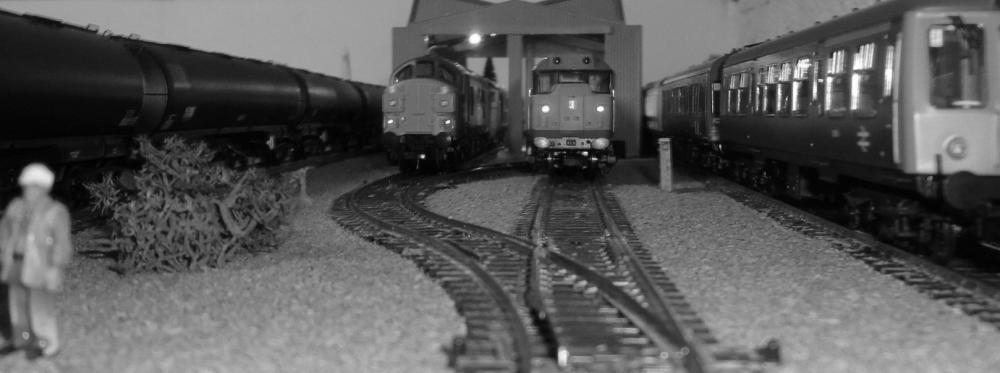 class 31 and 37 with a dmu