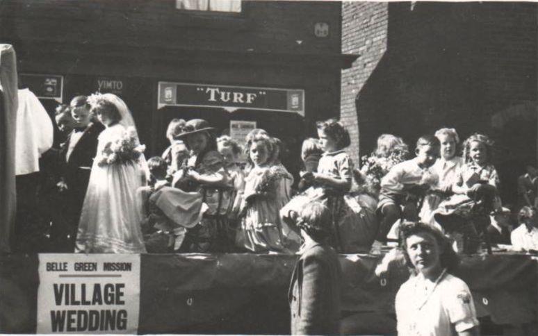 Mock Wedding, Belle Green Mission, late 1940s.