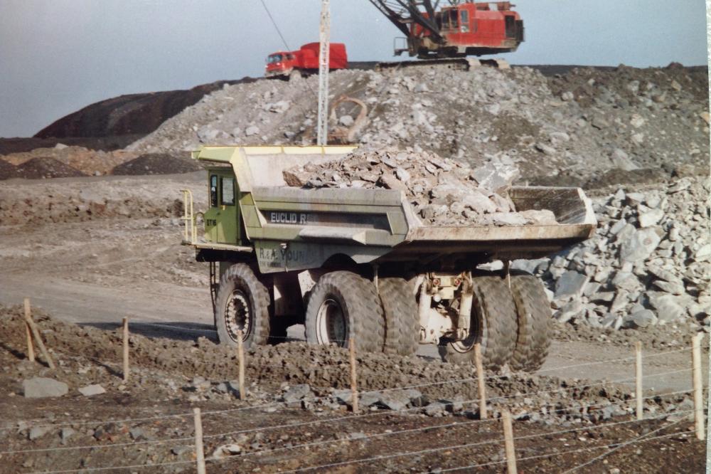 Alexandra opencast operation. Alexandra opencast operation.