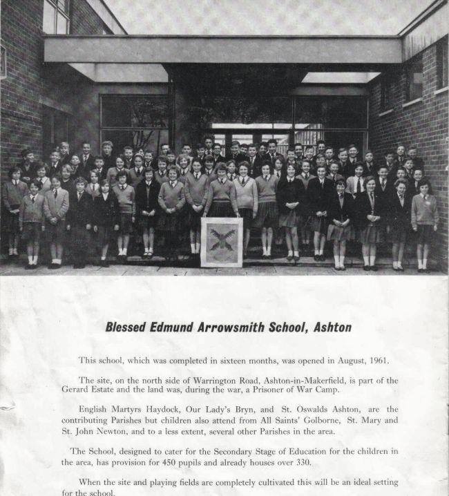 Blessed Edmund Arrowsmith School, Ashton. Blessed Edmund Arrowsmith School, Ashton.