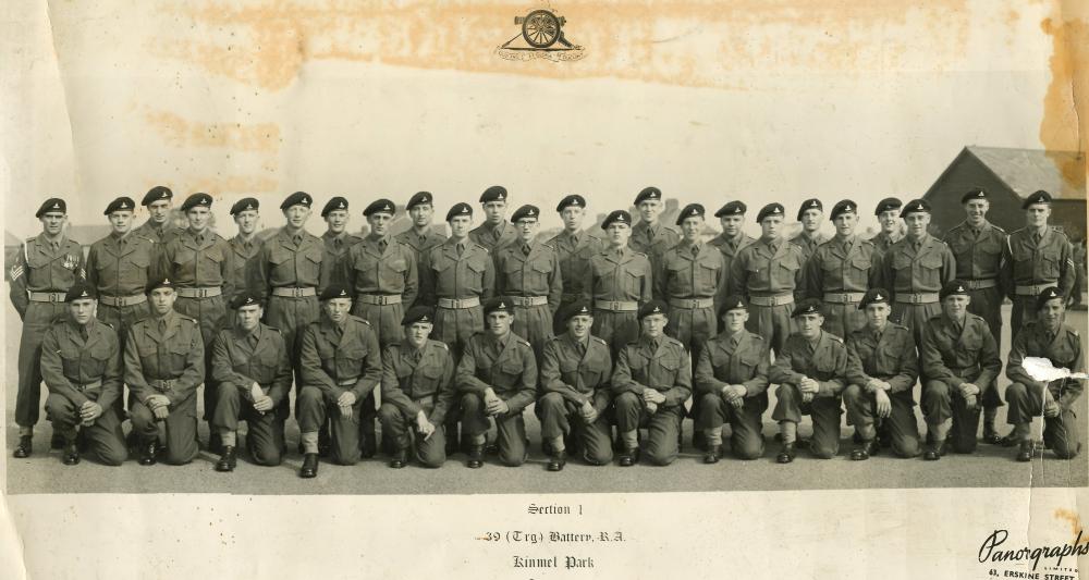 Kinmel Park Rhyl October 1956 after training