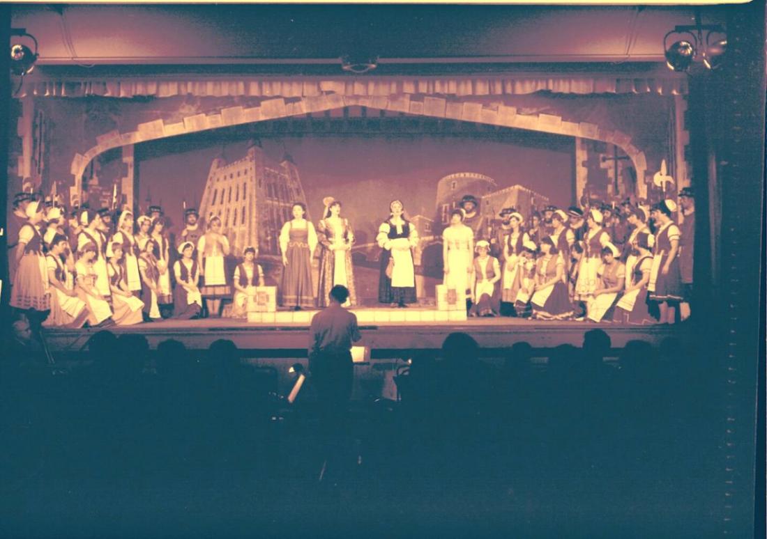 Performance of Yeoman of the Guard, 1965. Performance of Yeoman of the Guard, 1965.