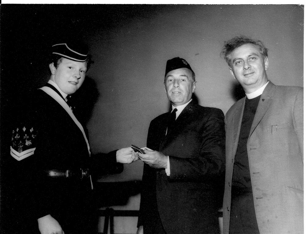 Presentation of Queens Badge Presentation of Queens Badge