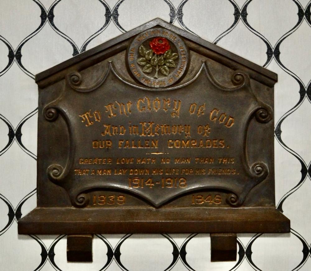 Wigan Old Comrades War Memorial Wigan Old Comrades War Memorial