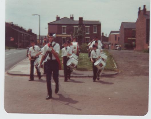 1st Wigan BB outside Queensway Ince
