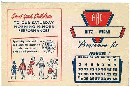Ritz Programme, August 1958. (1 of 2). Ritz Programme, August 1958. (1 of 2).