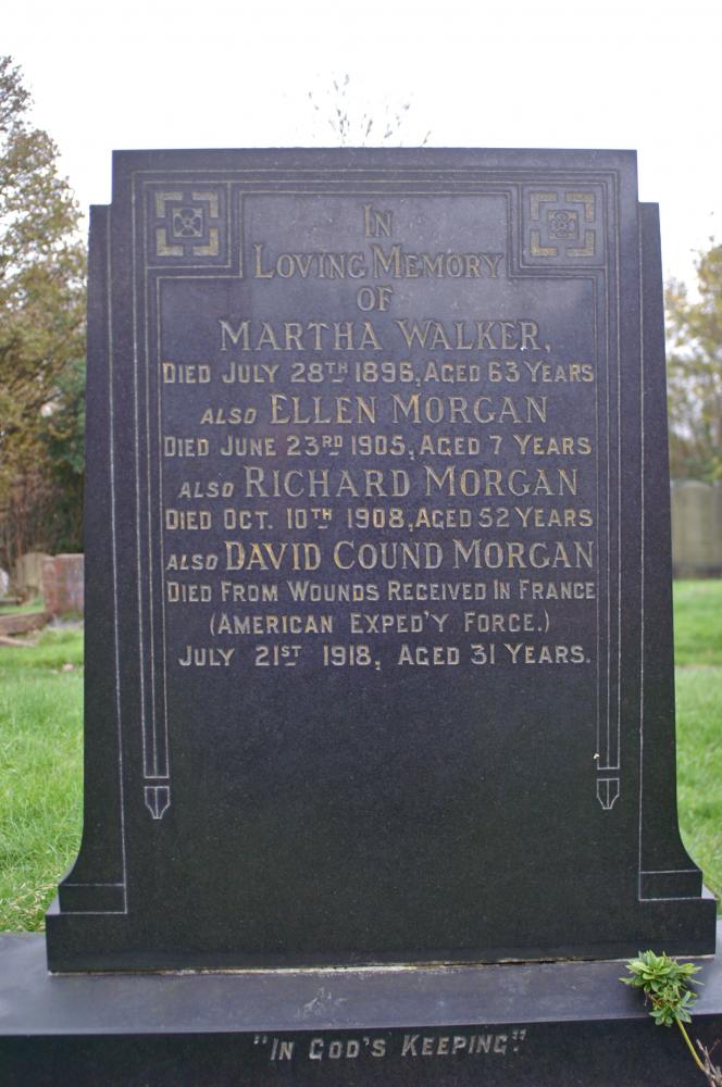 American Army Grave in Ince Cemetery American Army Grave in Ince Cemetery