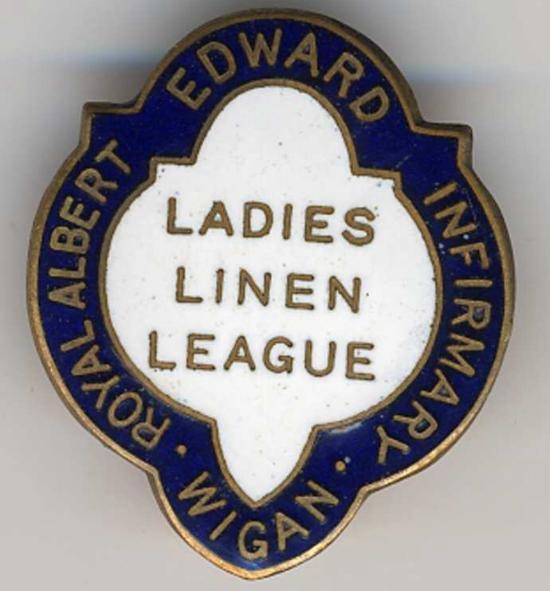 Wigan Infirmary, Ladies Linen League. Wigan Infirmary, Ladies Linen League.