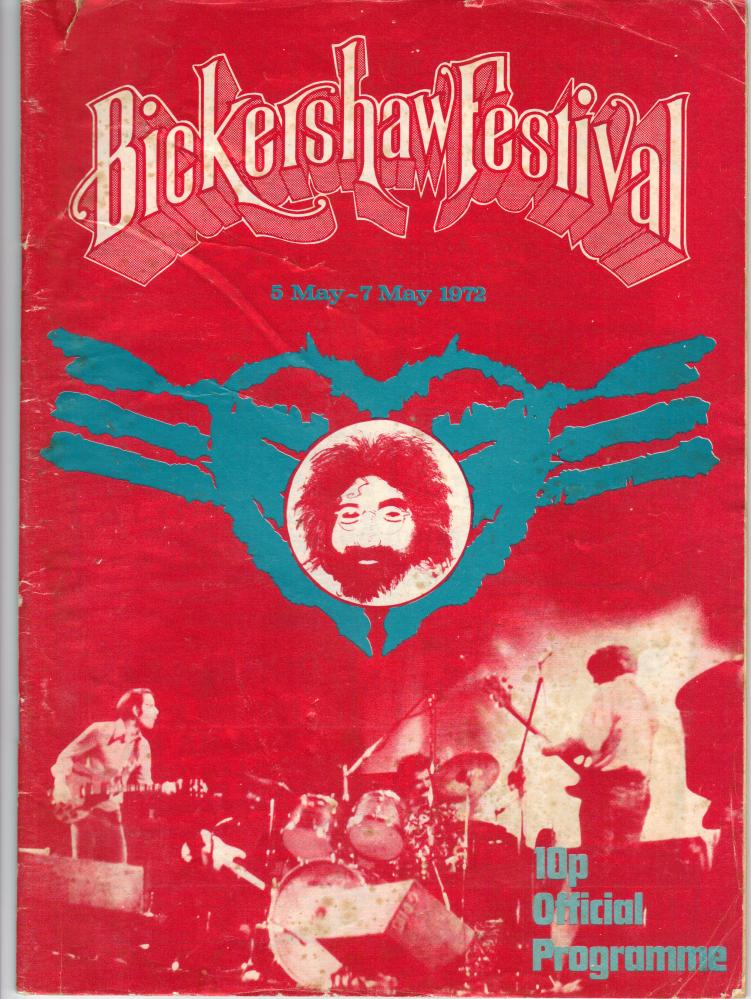Bickershaw Pop Festival Programme Bickershaw Pop Festival Programme