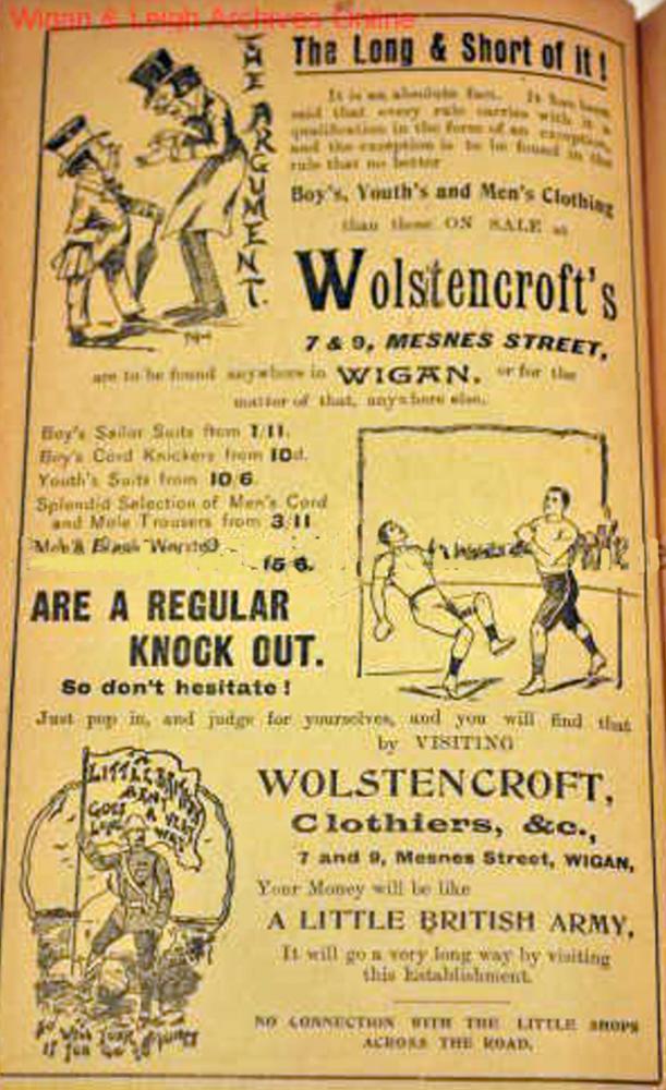 'WIGAN PHOTO YEAR BOOK 1901' 'WIGAN PHOTO YEAR BOOK 1901'