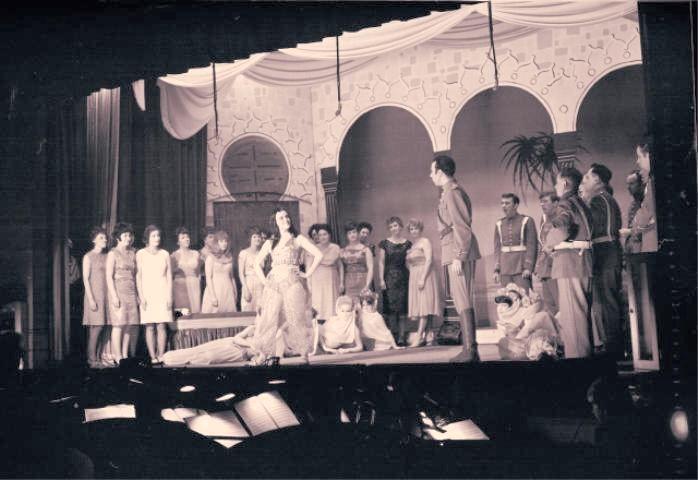 Performance of The Desert Song, 1960's. Performance of The Desert Song, 1960's.