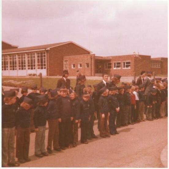 Wigan District on parade in Hindley, c1975. Wigan District on parade in Hindley, c1975.